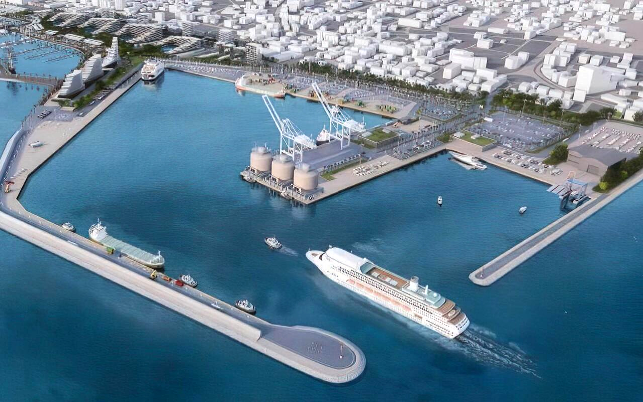 Larnaca port and marina is a mammoth project